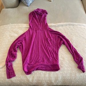 Zella Pink/Purple athletic sweatshirt/hoodie. Girls size 7/8